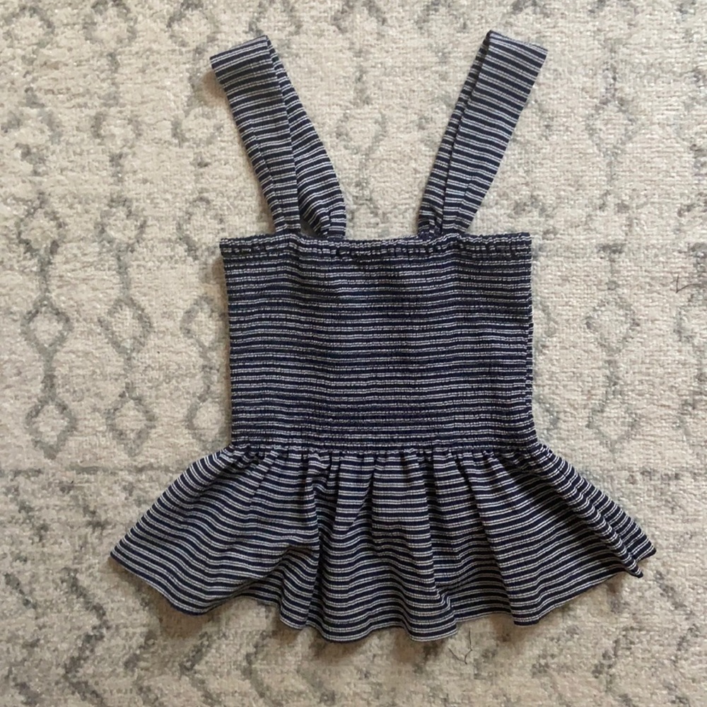 Madewell babydoll top